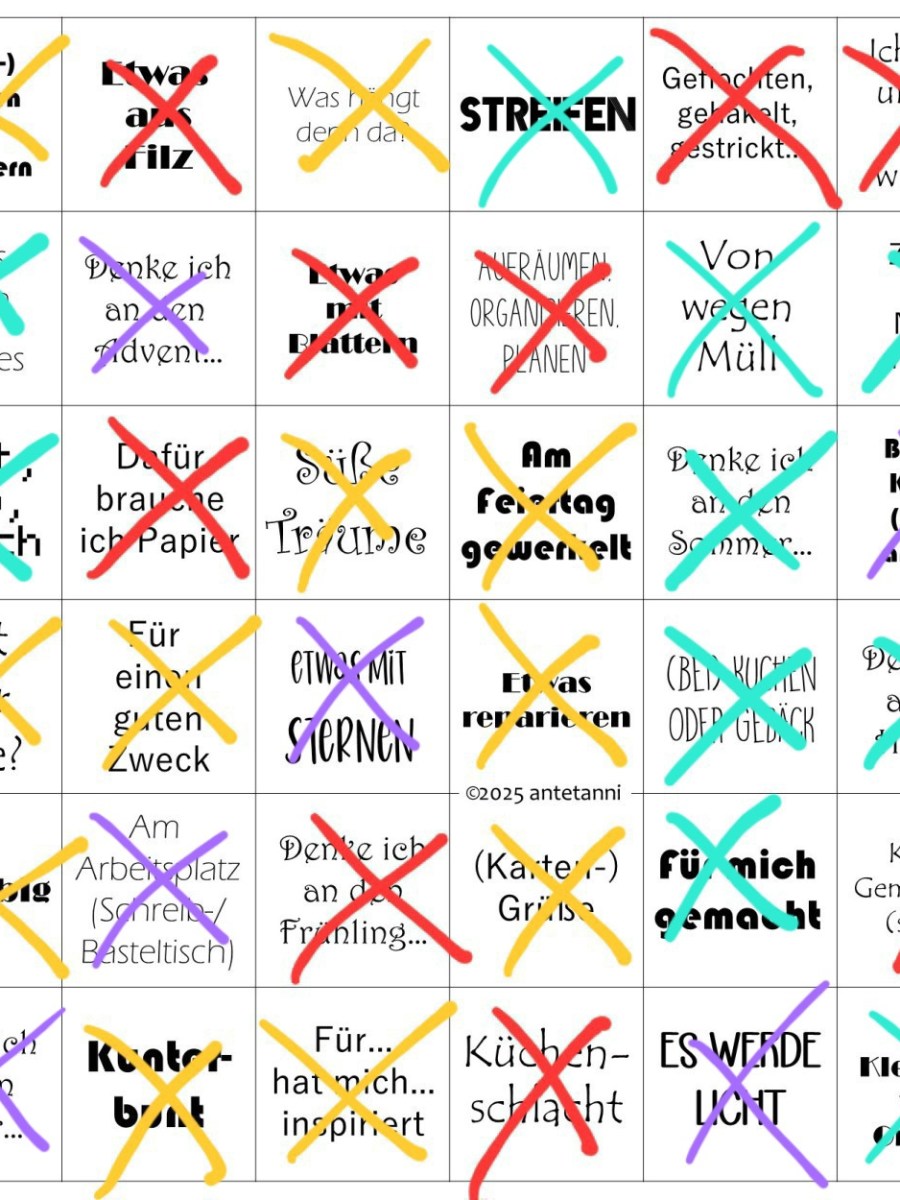 Jahres-Bingo: Quartal 4&nbsp;2025