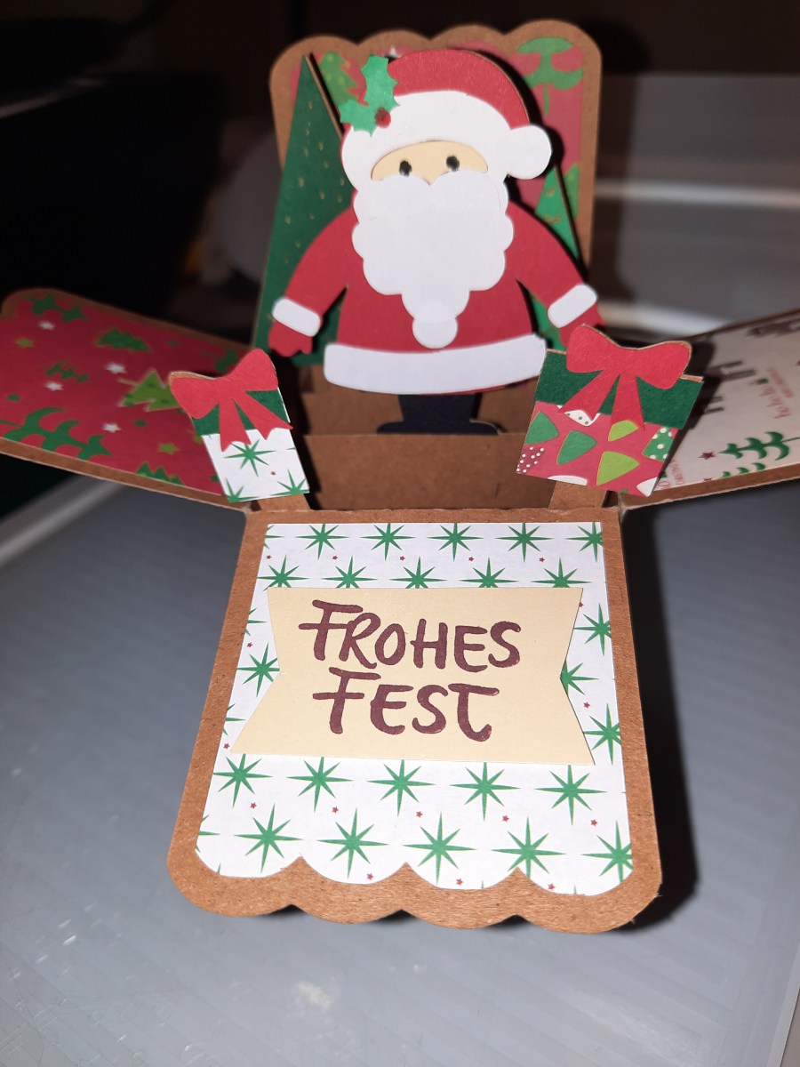 Weihnachtskarten Blog Hop – meine&nbsp;Karte