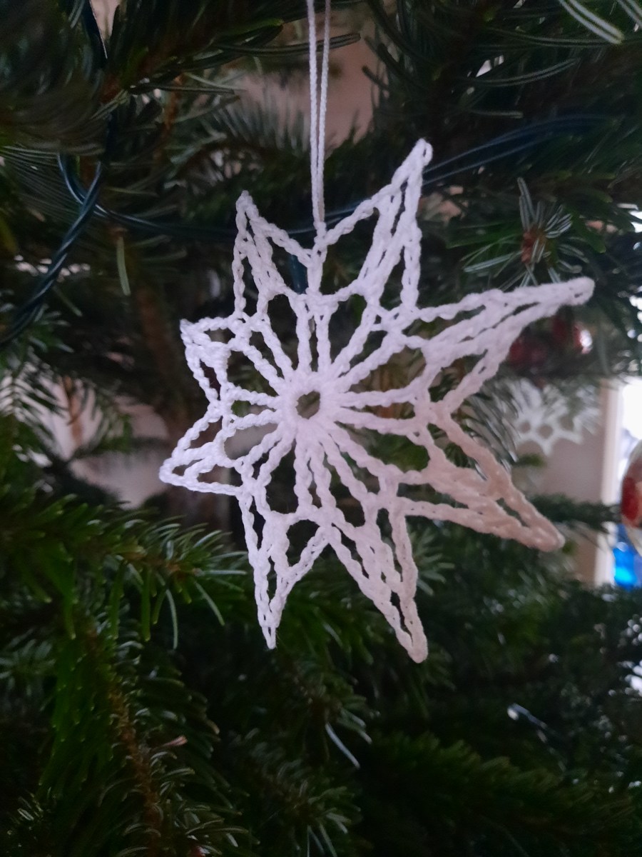 Gehäkelte Sterne für den&nbsp;Christbaum